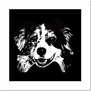 Australian Shepherd Dog - Aussie Christmas Gifts Posters and Art